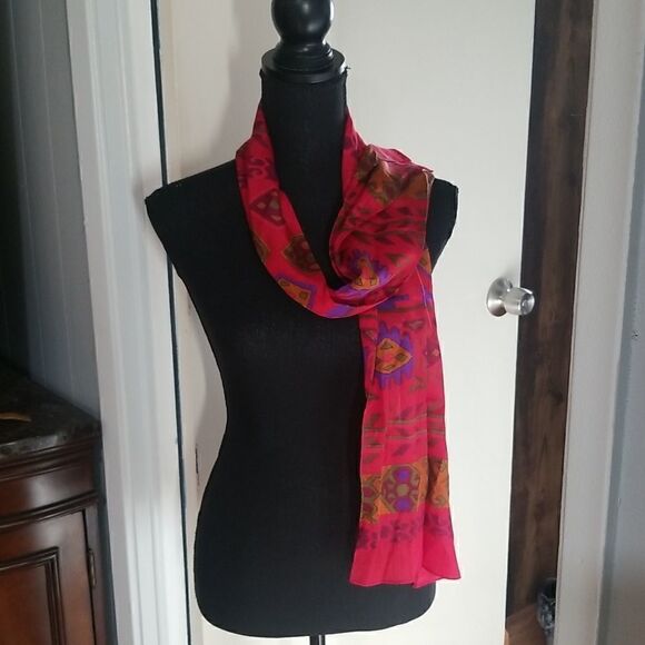 ECHO SCARF  SUPERSLIMS RED    Slims - Picture 4 of 10